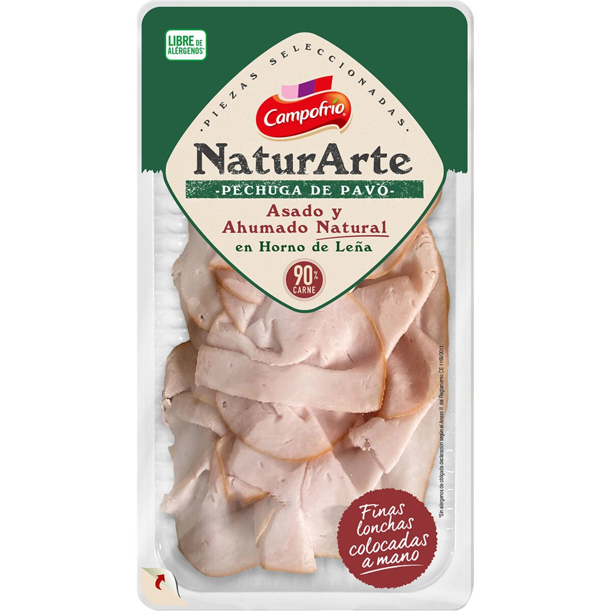 Naturarte Pechuga De Pavo Asado Y Ahumado Natural En Horno De Le A