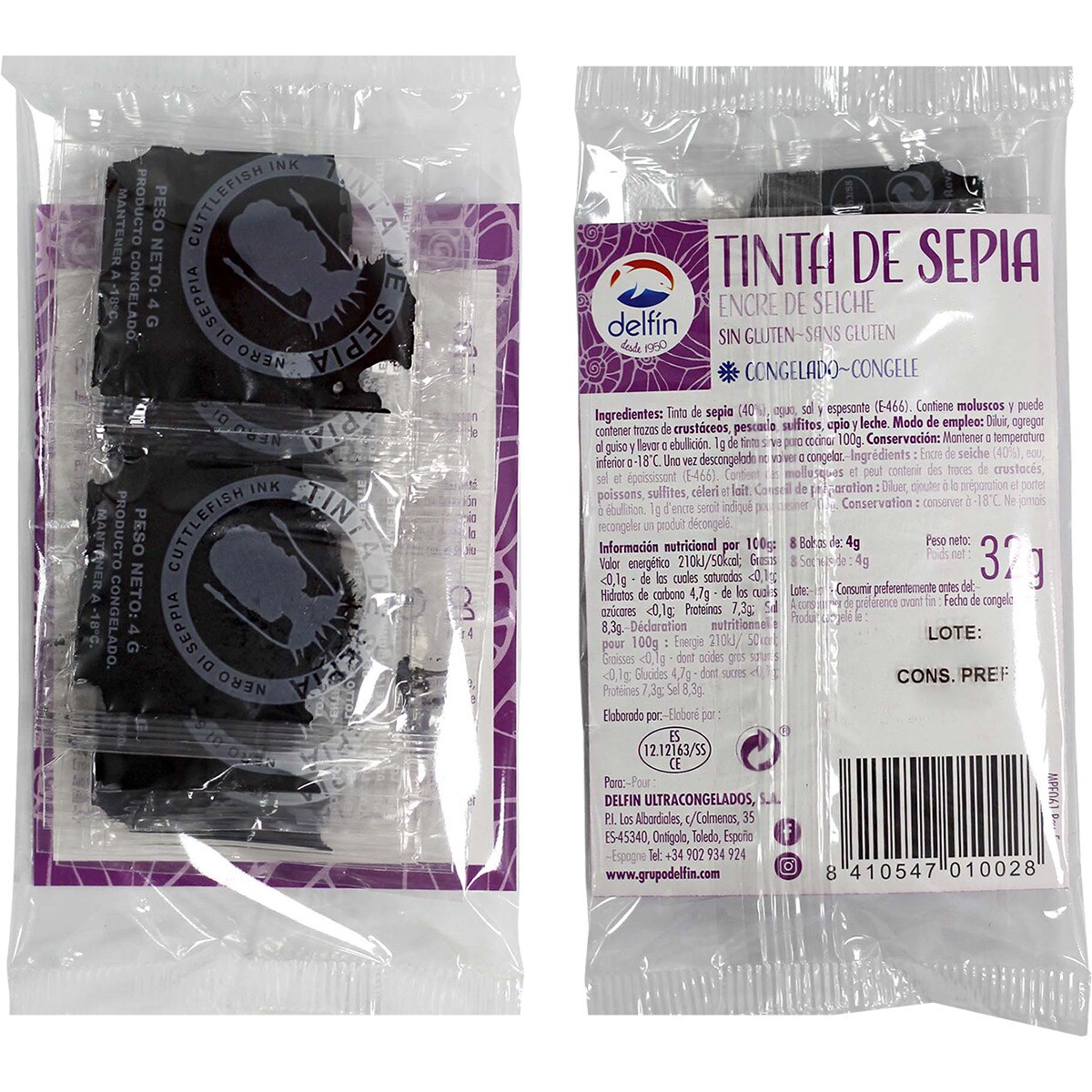 Comprar L Grimas De Tinta De Sepia Unidades Bolsa G Delfin