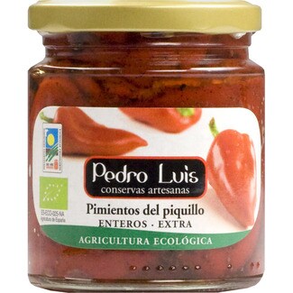 Comprar Pimiento ecológico del piquillo DOP de Lodosa entero extra