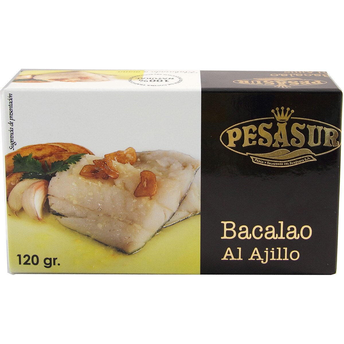 Comprar Bacalao Al Ajillo Lata G Neto Escurrido Pesasur