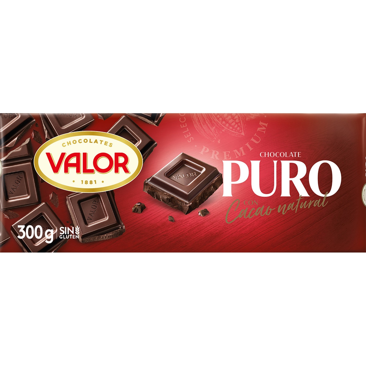 Comprar Chocolate Puro Con Cacao Natural Y Sin Gluten Tableta G