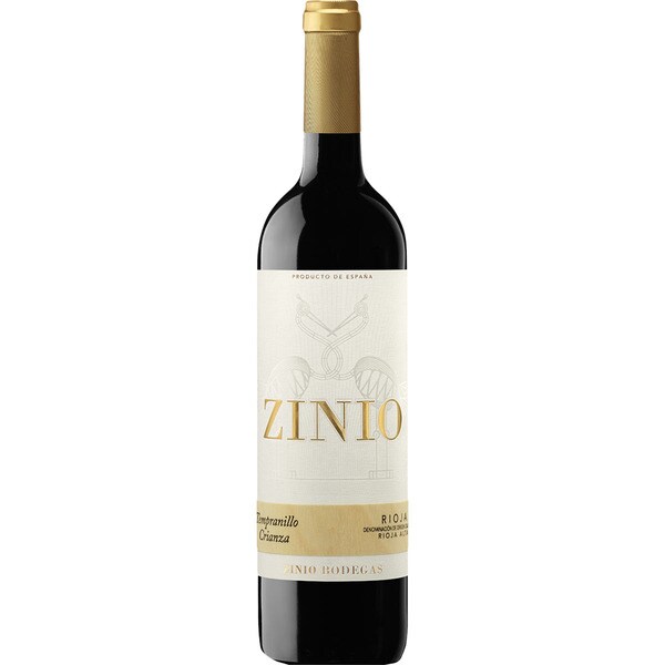 Vino Tinto Tempranillo Crianza DO Rioja Botella 75 Cl ZINIO