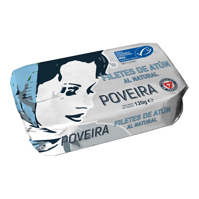 Poveira MSC natural tuna fillets