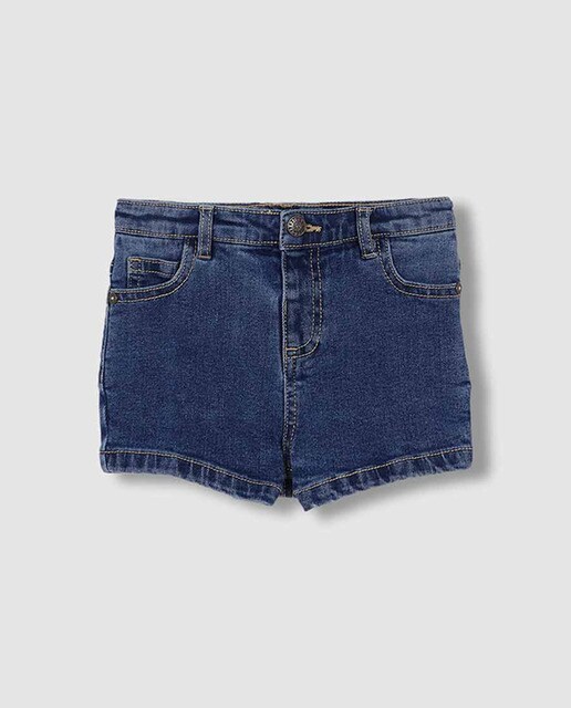 Baby boys' denim Bermuda shorts