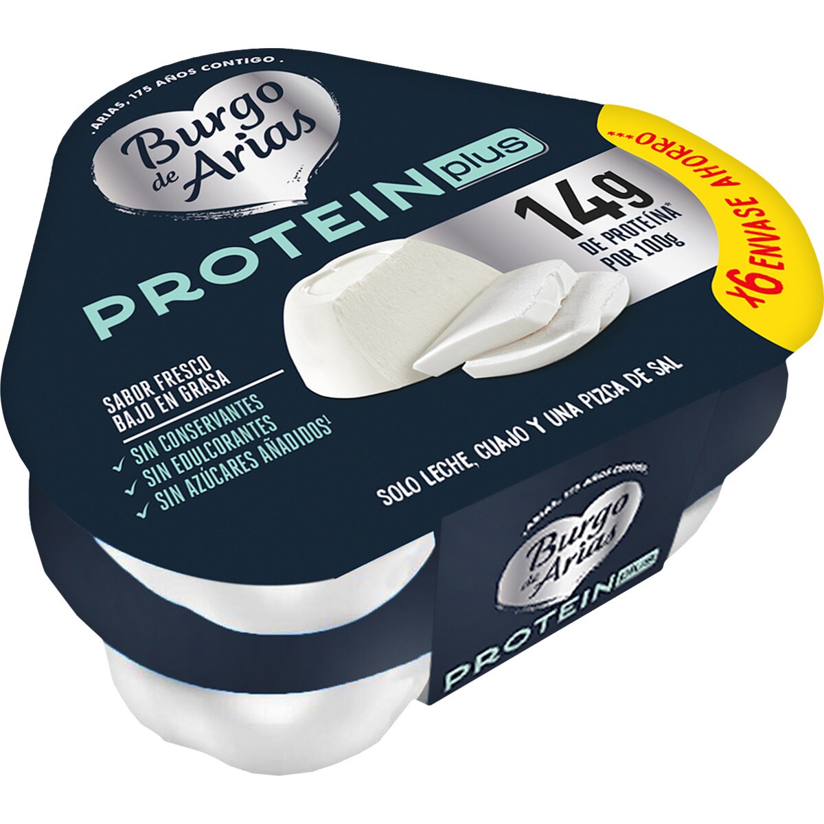 Protein Plus Queso Fresco Alto En Prote Nas Bajo En Grasa Sin Az Cares