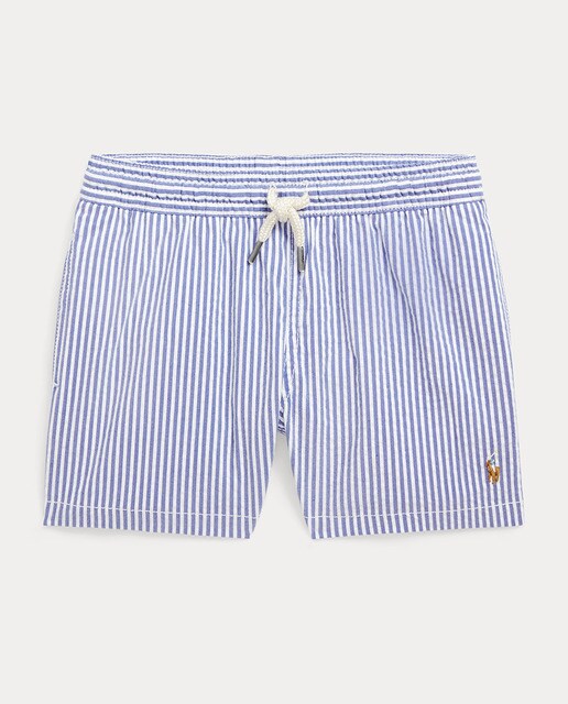 Children's blue striped swimsuit