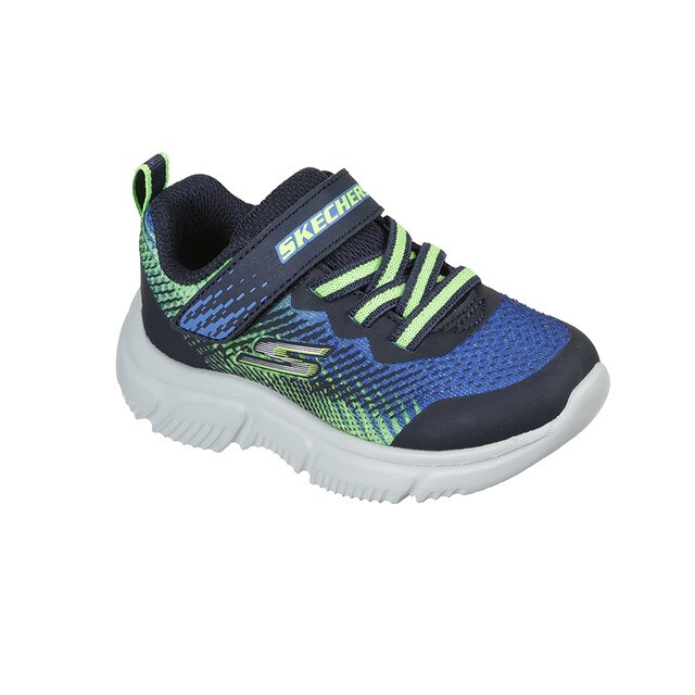 Sport baby boys' low-top running trainers with lights and elastic adhesive strap