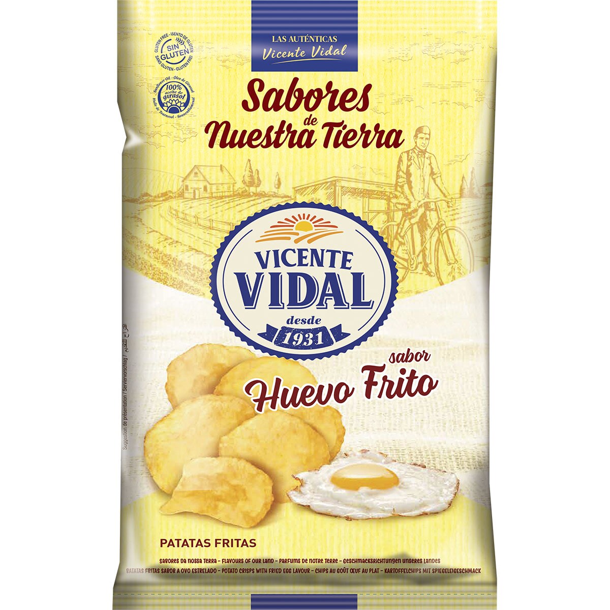 Comprar Patatas Fritas Sabor Huevo Frito Sin Gluten Bolsa G