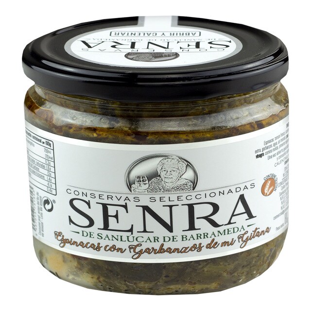 Senra spinach with chickpeas