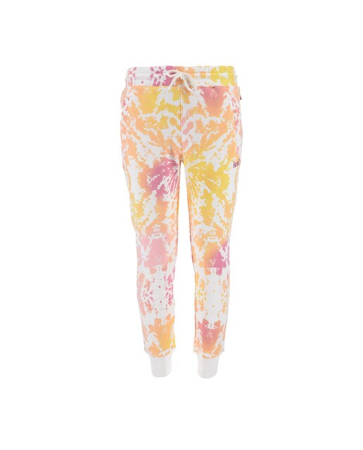 Girls' tie-dye tracksuit bottoms