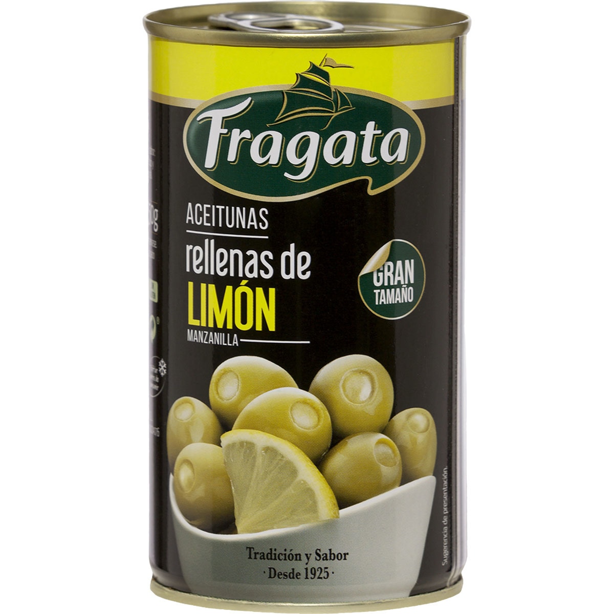 Aceitunas Manzanilla Rellenas De Lim N Lata G Neto Escurrido