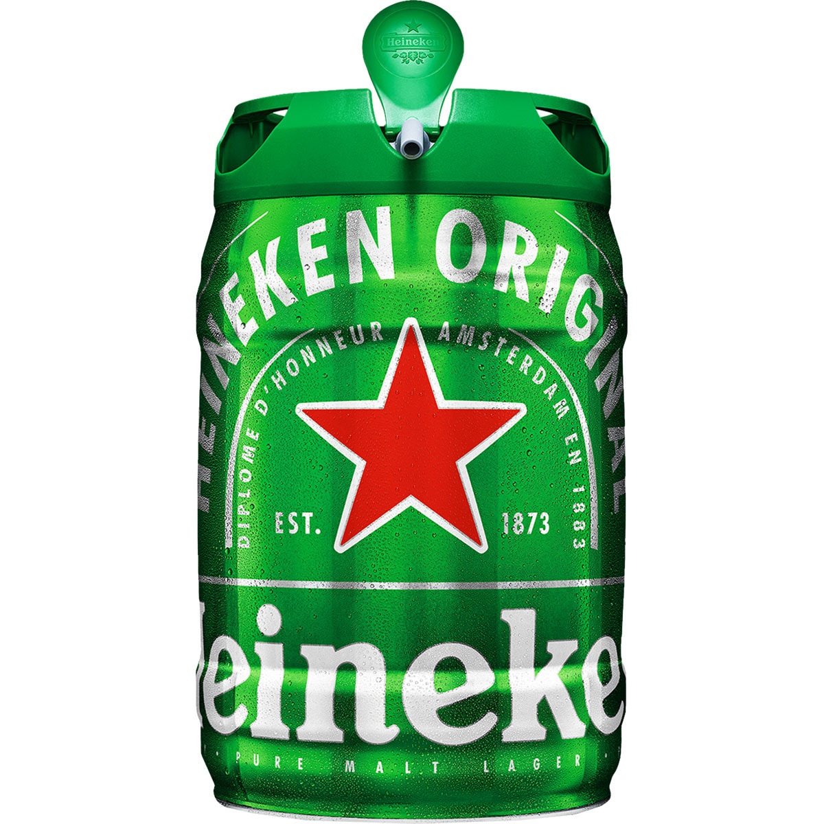 Cerveza Rubia Lager Holandesa Barril 5 L HEINEKEN Supermercado El