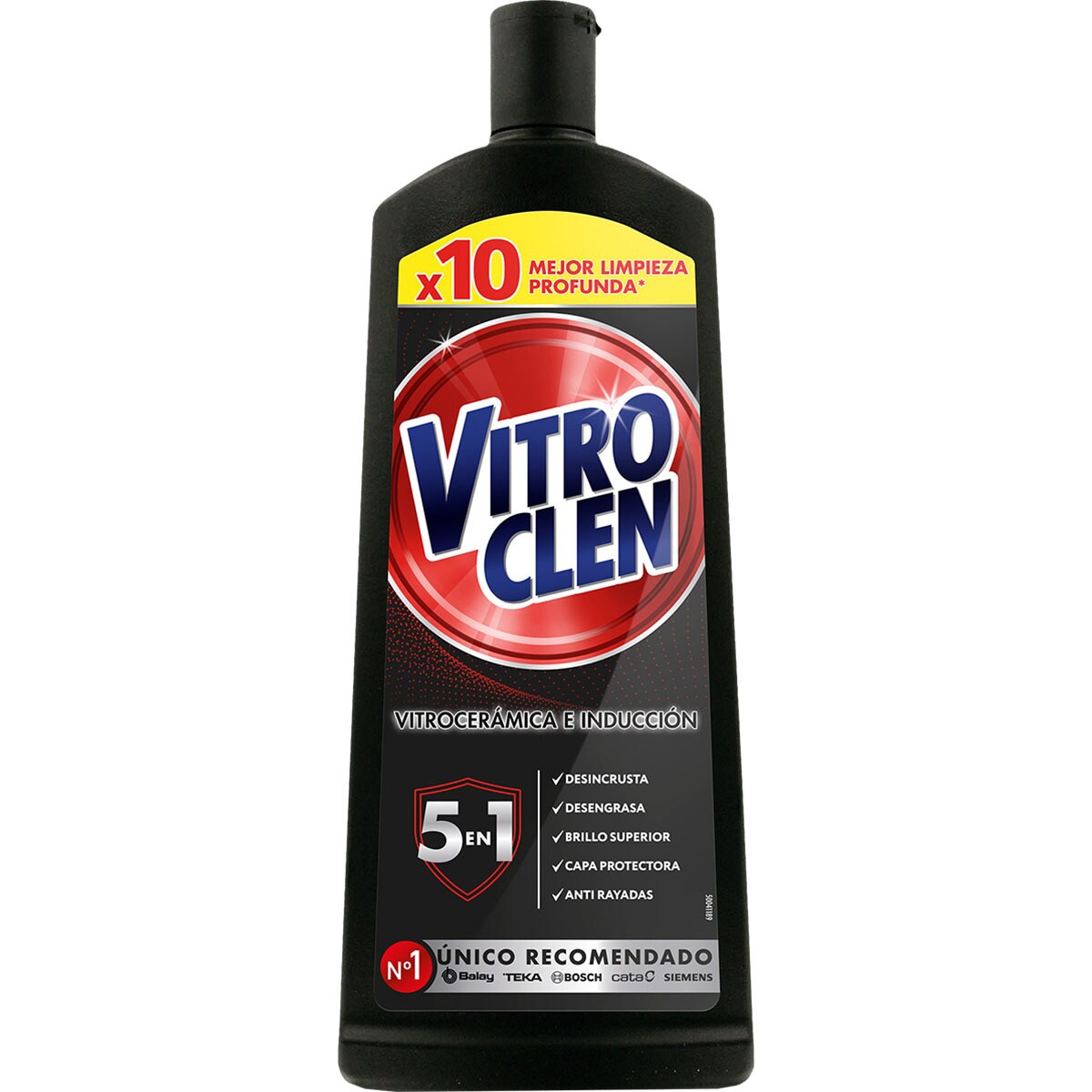 Limpia Vitrocer Mica En Botella Ml Vitro Clen Supermercado