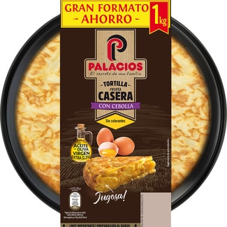 Tortilla De Patata Casera Con Cebolla Y AOVE Sin Gluten Sin Lactosa