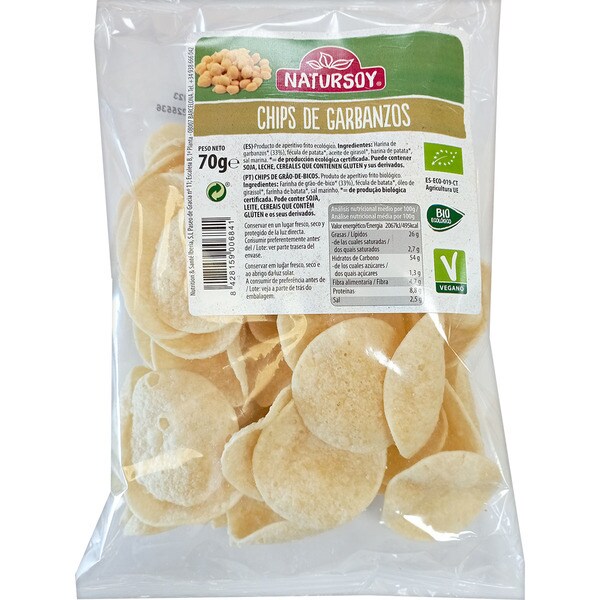 Natursoy Chips Ecol Gicos De Garbanzos Bolsa G