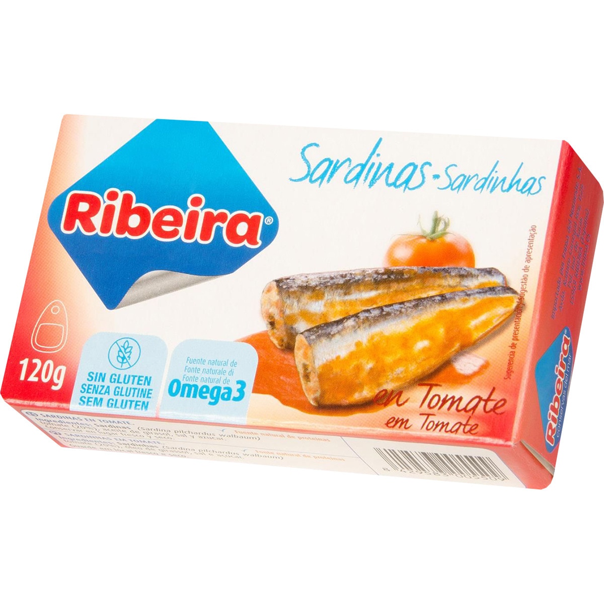 Sardinas En Tomate Lata 85 G Neto Escurrido RIBEIRA Supermercado El