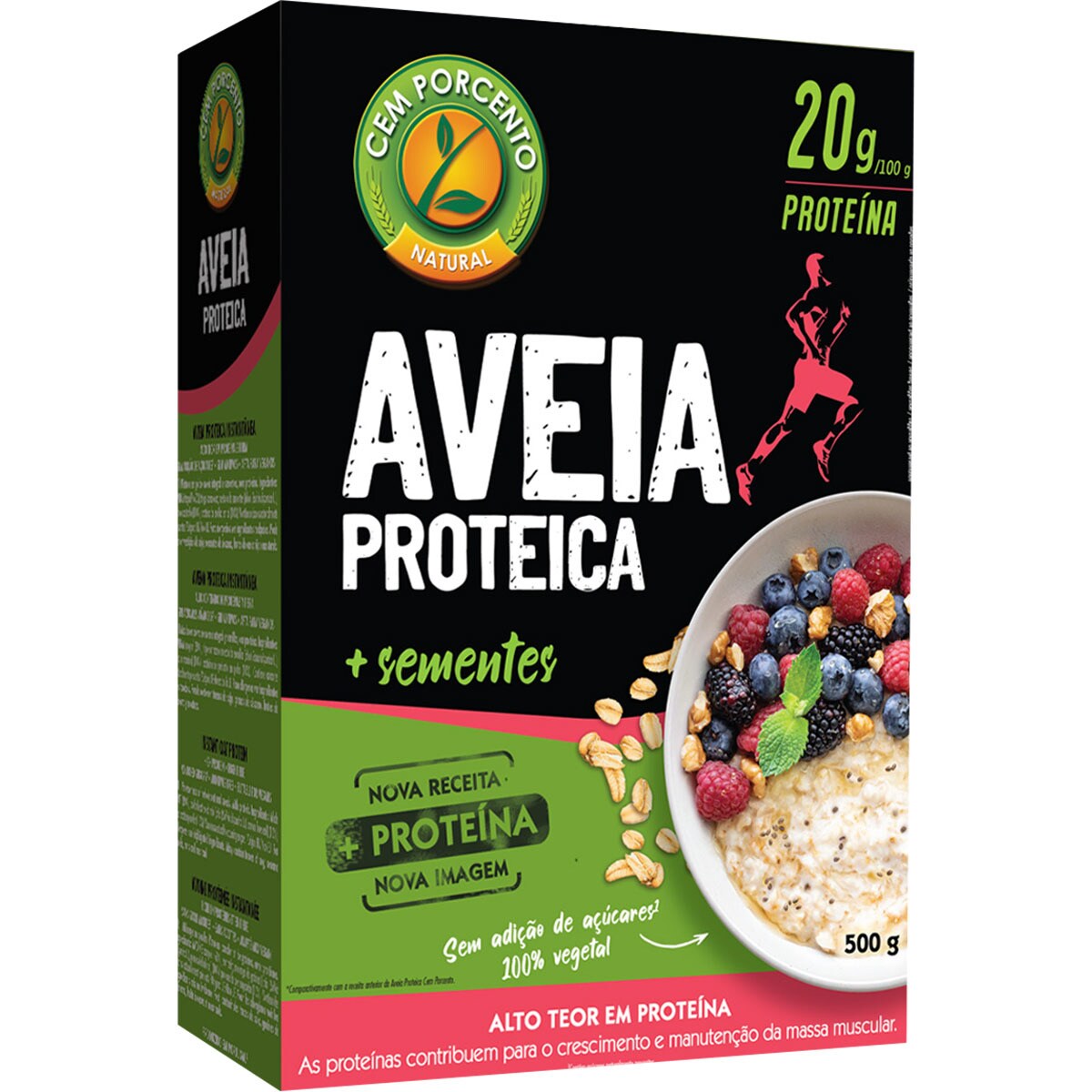 Avena proteica con semillas sin azúcares añadidos envase 350 g CEM