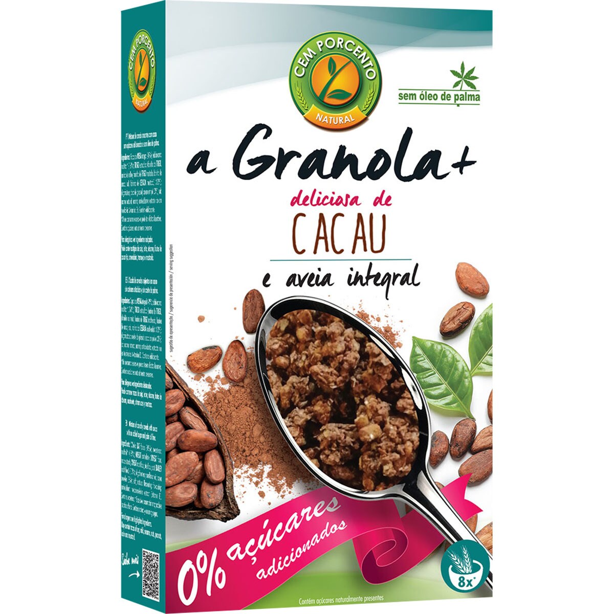 Granola De Cacao Y Avena Integral Az Cares A Adidos Envase G