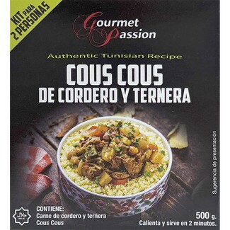 Cous Cous Con Cordero Y Ternera Estuche 500 G GOURMET PASSION