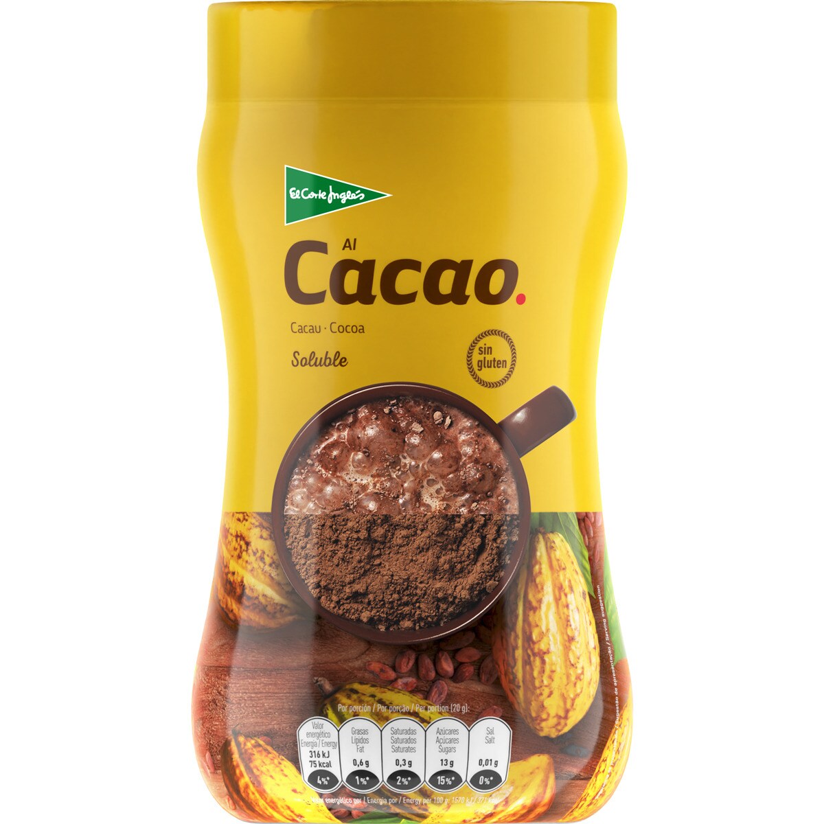 Cacao Soluble Sin Gluten Bote G El Corte Ingles Supermercado El