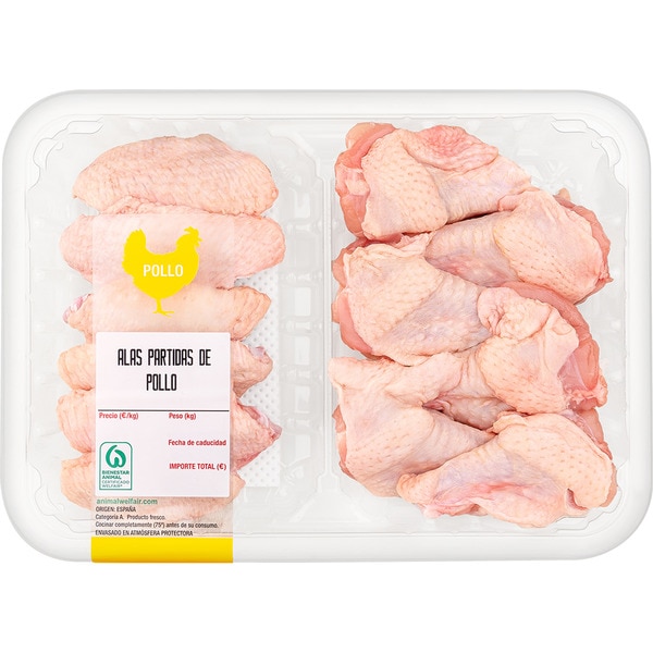 Alas Partidas De Pollo Peso Aproximado Bandeja G Supermercado El