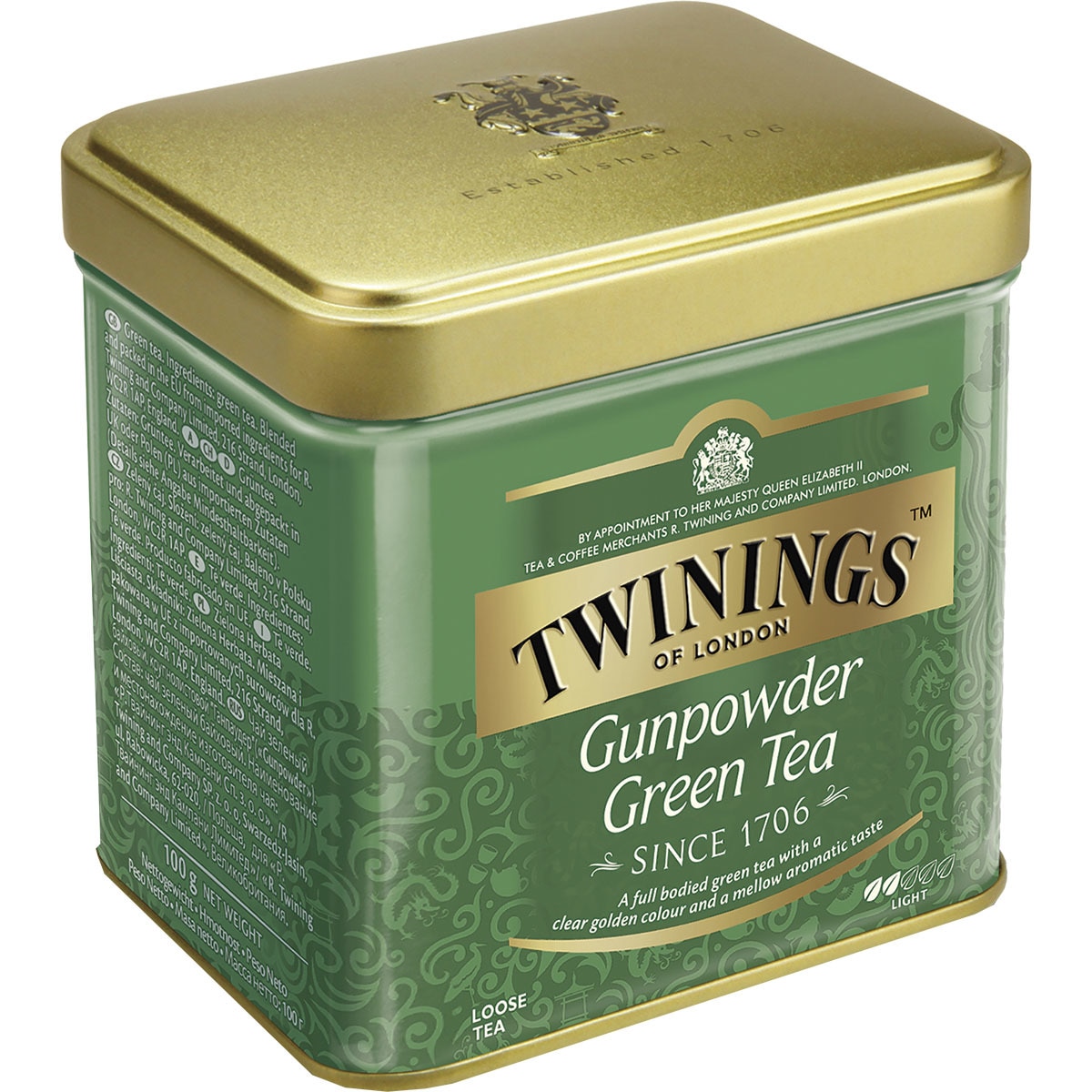 Comprar T Verde Gunpowder A Granel Lata G Twinings