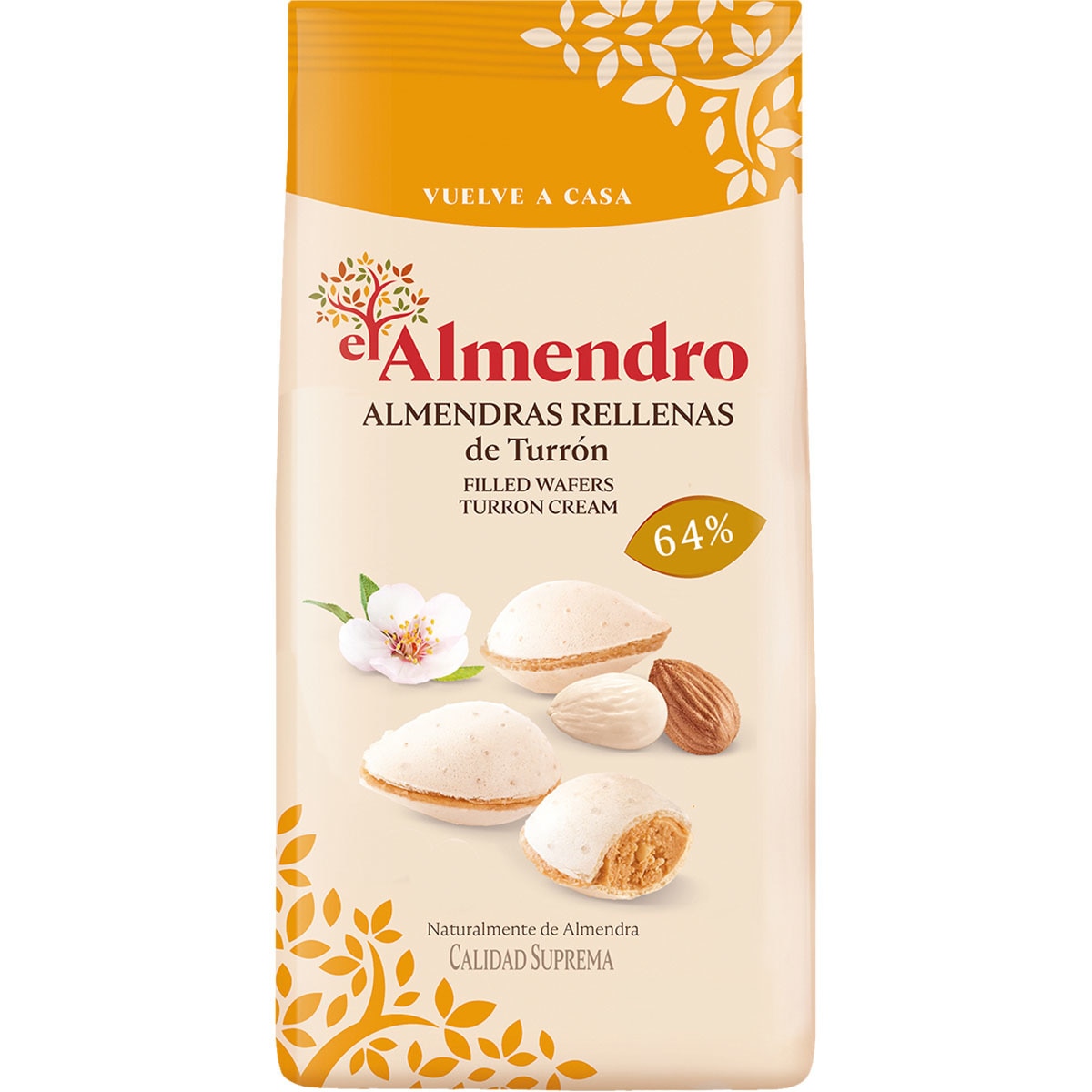 Almendras Rellenas De Turr N Calidad Suprema Bolsa G El Almendro