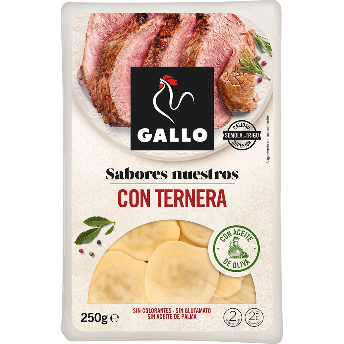 Sabores Nuestros Pasta Fresca Soles Al Huevo Rellenos Con Ternera 2