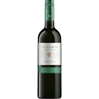 Vino tinto tempranillo joven orgánico DO Ribera del Duero botella 75 cl