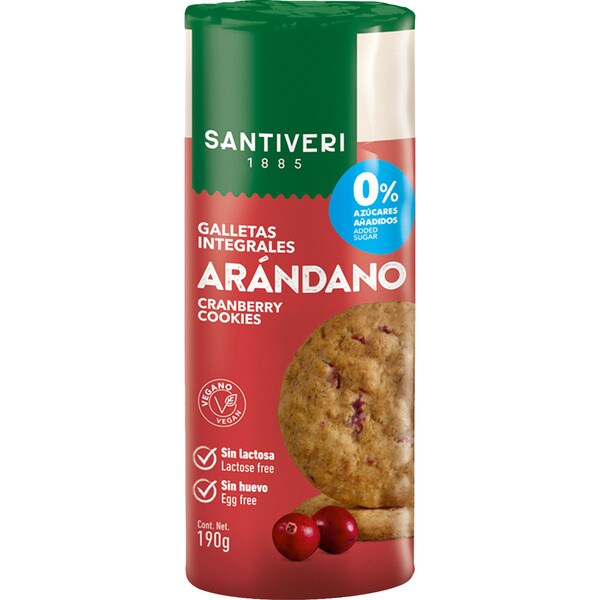 Comprar Galletas Integrales Con Ar Ndano Az Cares A Adidos Sin