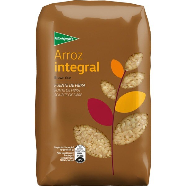 Arroz Redondo Integral Paquete Kg El Corte Ingles Supermercado El