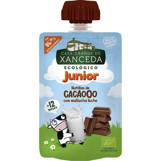 Junior Natillas De Cacao Con Leche Ecol Gicas Desde Meses Bolsita