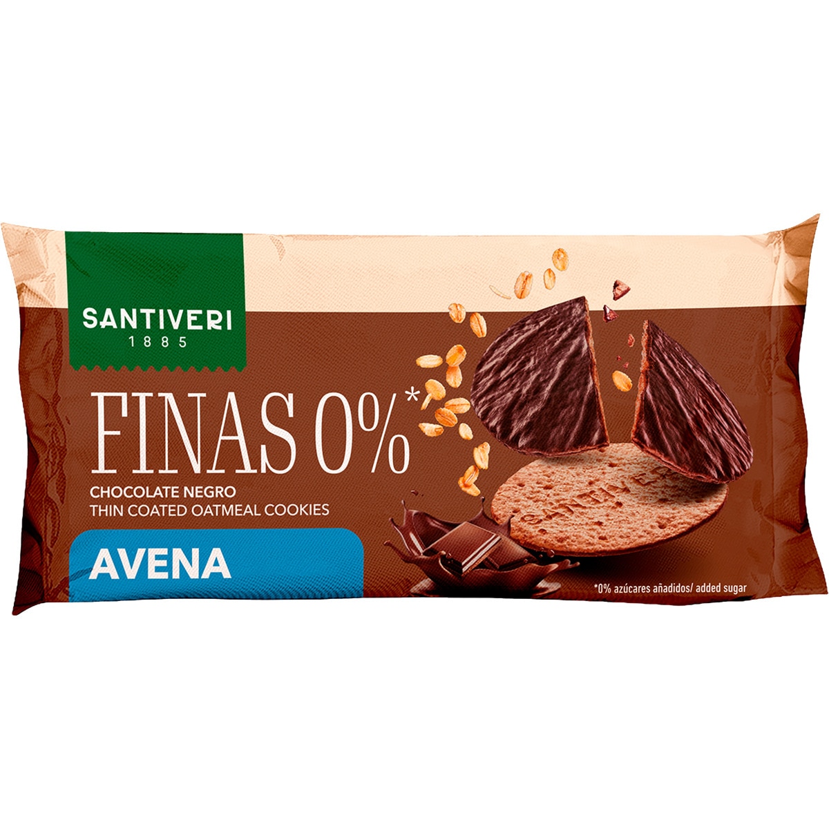 Comprar Galletas De Avena Finas Con Chocolate Negro Az Cares