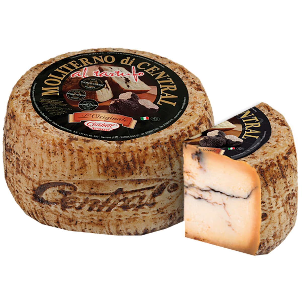 Pecorino Moliterno Queso Italiano De Oveja Con Trufa Negra CENTRAL