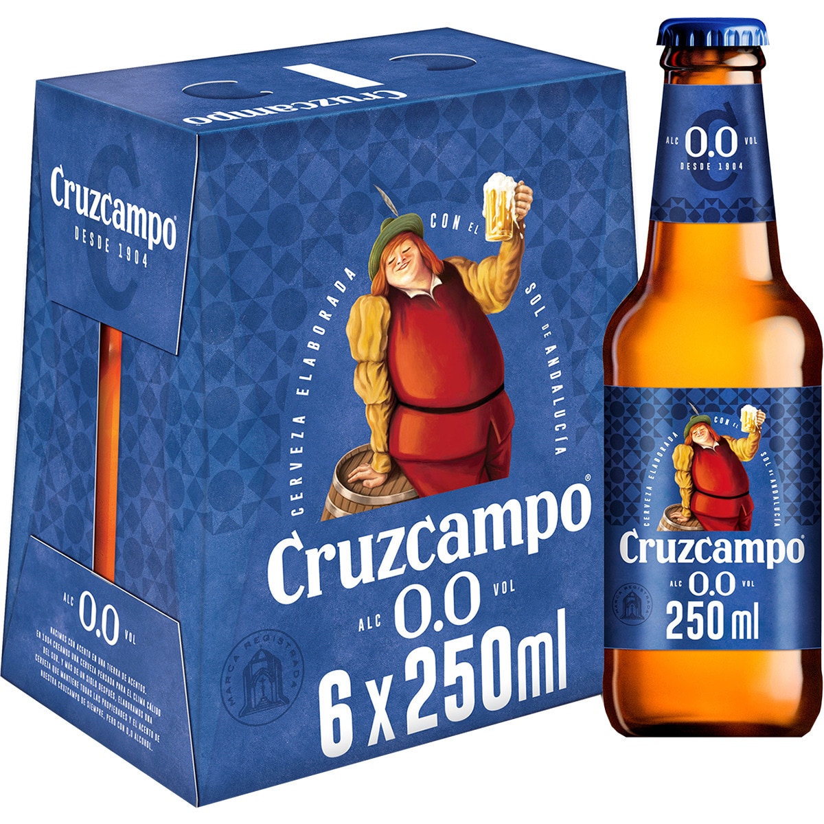 Cerveza Sin Alcohol Pack Botellas Cl Cruzcampo