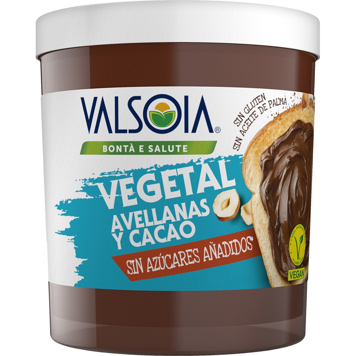 Crema Vegetal De Avellanas Y Cacao Sin Gluten Y Sin Az Cares A Adidos