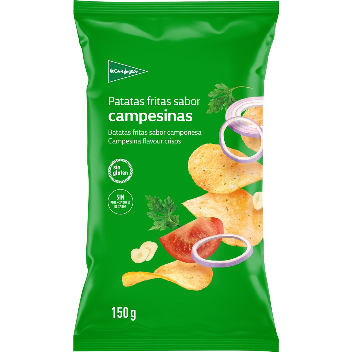 Patatas Fritas Sabor Campesinas Sin Gluten Bolsa G El Corte