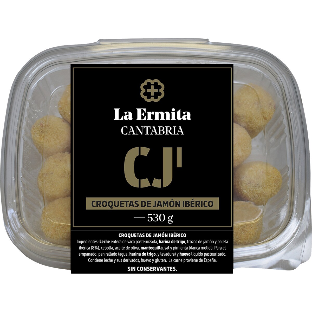 Comprar Croquetas de jamón ibérico bandeja 530 g LA ERMITA DE SAN