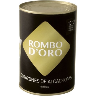 Corazones De Alcachofas 10 12 Piezas Lata 240 G Neto Escurrido ROMBO