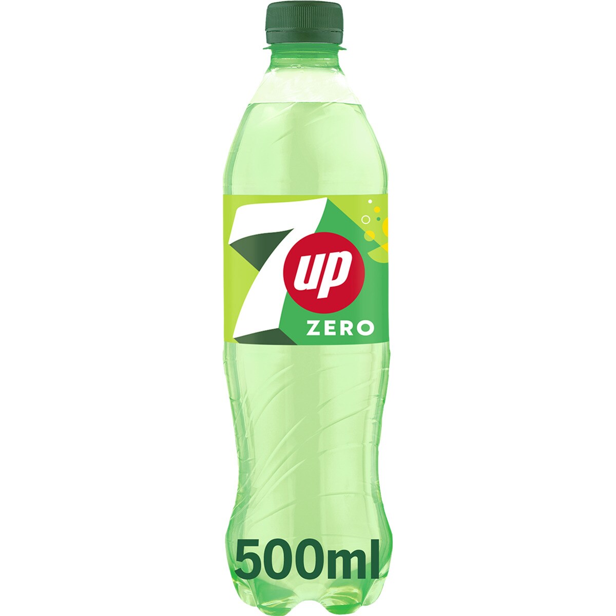 Refresco de lima limón con gas sin azúcar botella 50 cl SEVEN UP ZERO