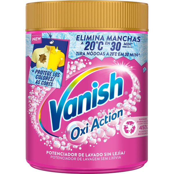 Potenciador Del Lavado En Polvo Oxi Action A C Bote G Vanish