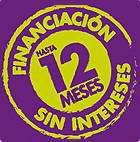 Financiación hasta 12 meses in intereses en tus compras e instalaciones