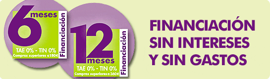 Financiación sin intereses y sin gastos