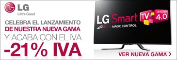 LG acaba con el 21% de IVA