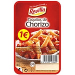 REVILLA taquitos de chorizo sin gluten envase 80 g