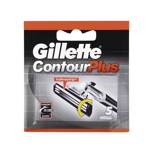 Gillette Contour Pls Máquinas Recargas embalagem 5 unidades