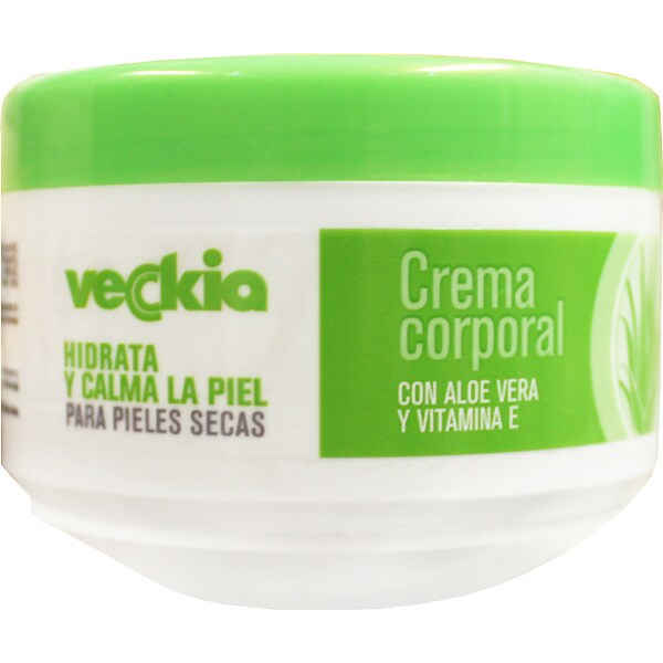 crema corporal con aloe vera y vitamina E para pieles secas tarro 250