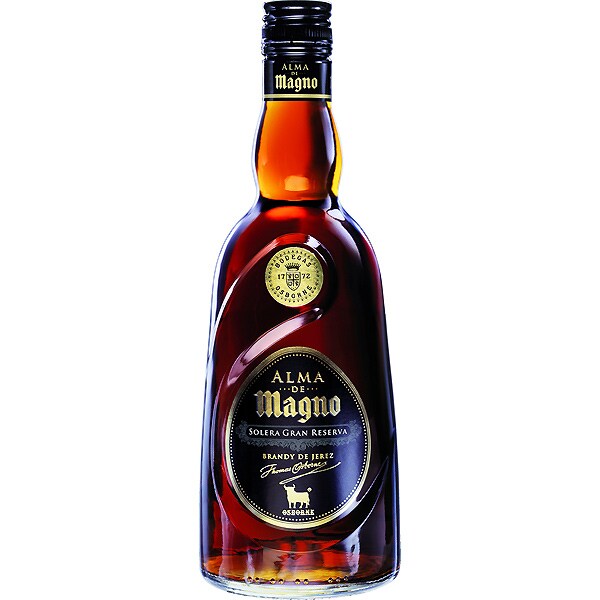 brandy solera gran reserva de Jerez botella 70 cl · ALMA DE MAGNO
