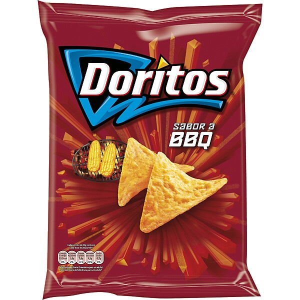 aperitivos de maiz sabor barbacoa bolsa 150 g · DORITOS · Supermercado aperitivos de maiz sabor barbacoa bolsa 150 g · DORITOS · Supermercado