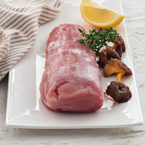 Frisches Filetsteak vom Schwein 50% Duroc ungefähres Gewicht 500 g